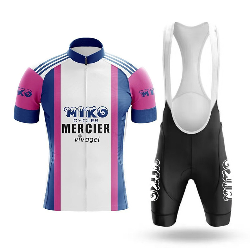 Junior Cycling Gear - Koszulka rowerowa Mercier Miko Vivagel Retro