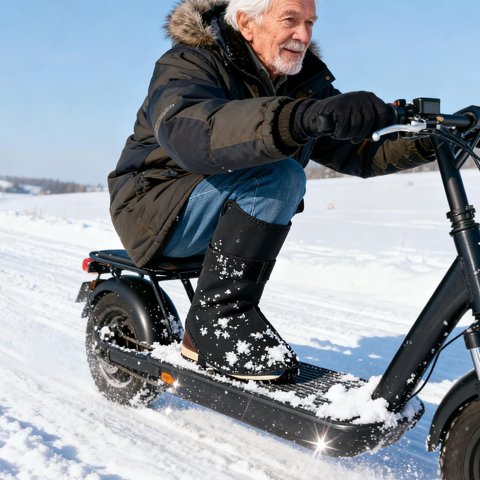 Cycling Gear Winter - Wodoodporne, ciepłe ochraniacze na buty rowerowe,